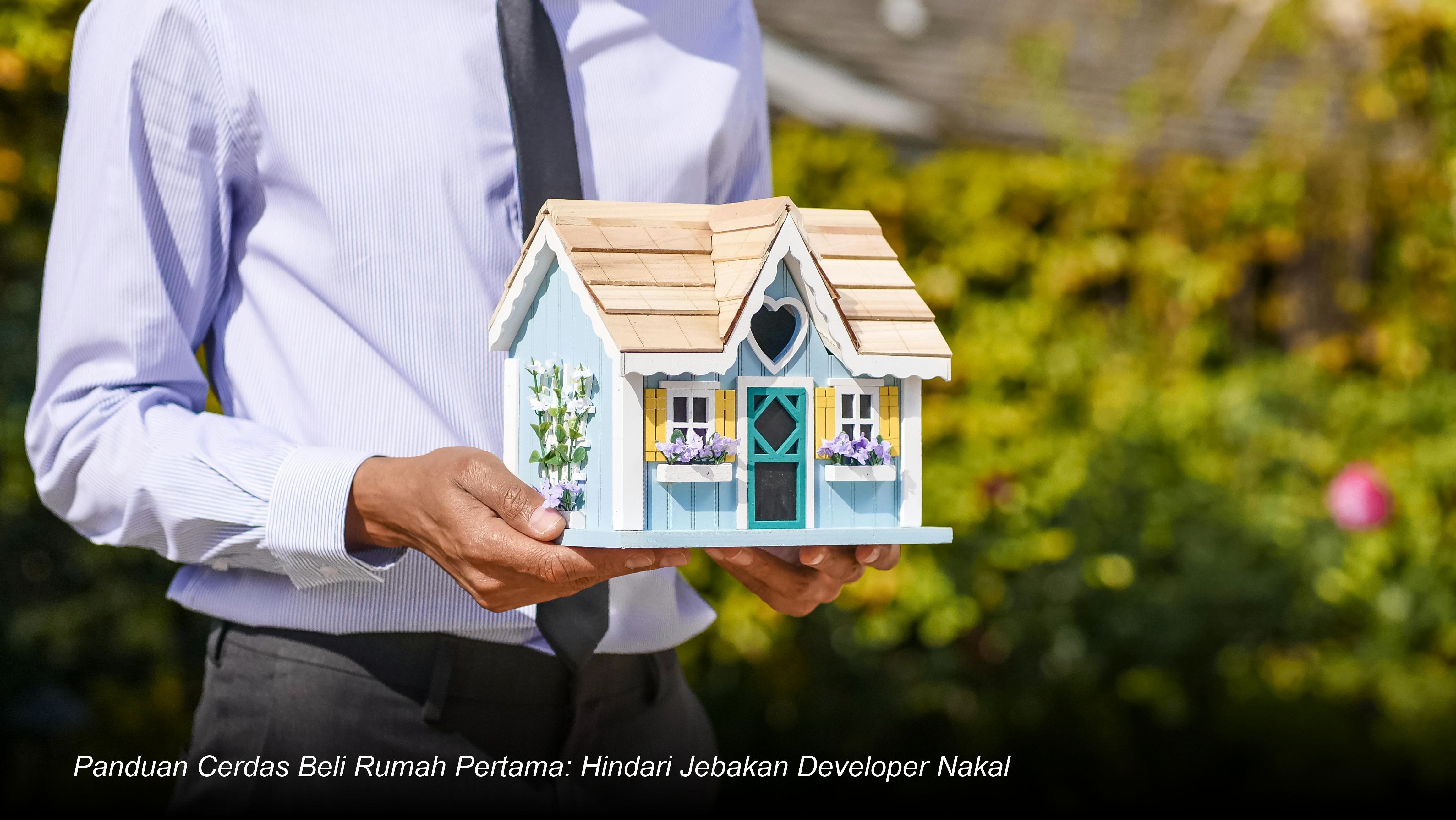 Akad kredit KPR berjalan lancar di meja bank dengan tumpukan dokumen legalitas properti minimalis di sampingnya.